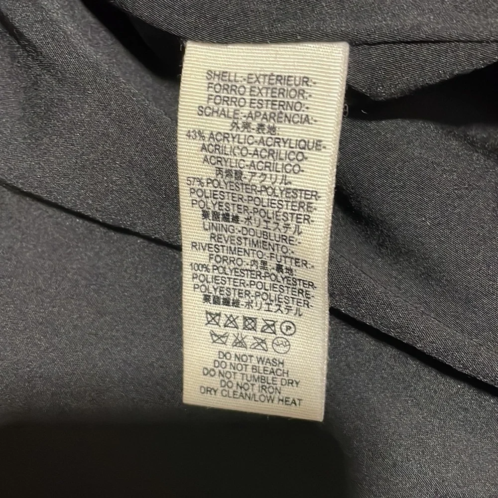 Free People so Soft Cozy Fuzzy Peacoat Coat Black Small XS